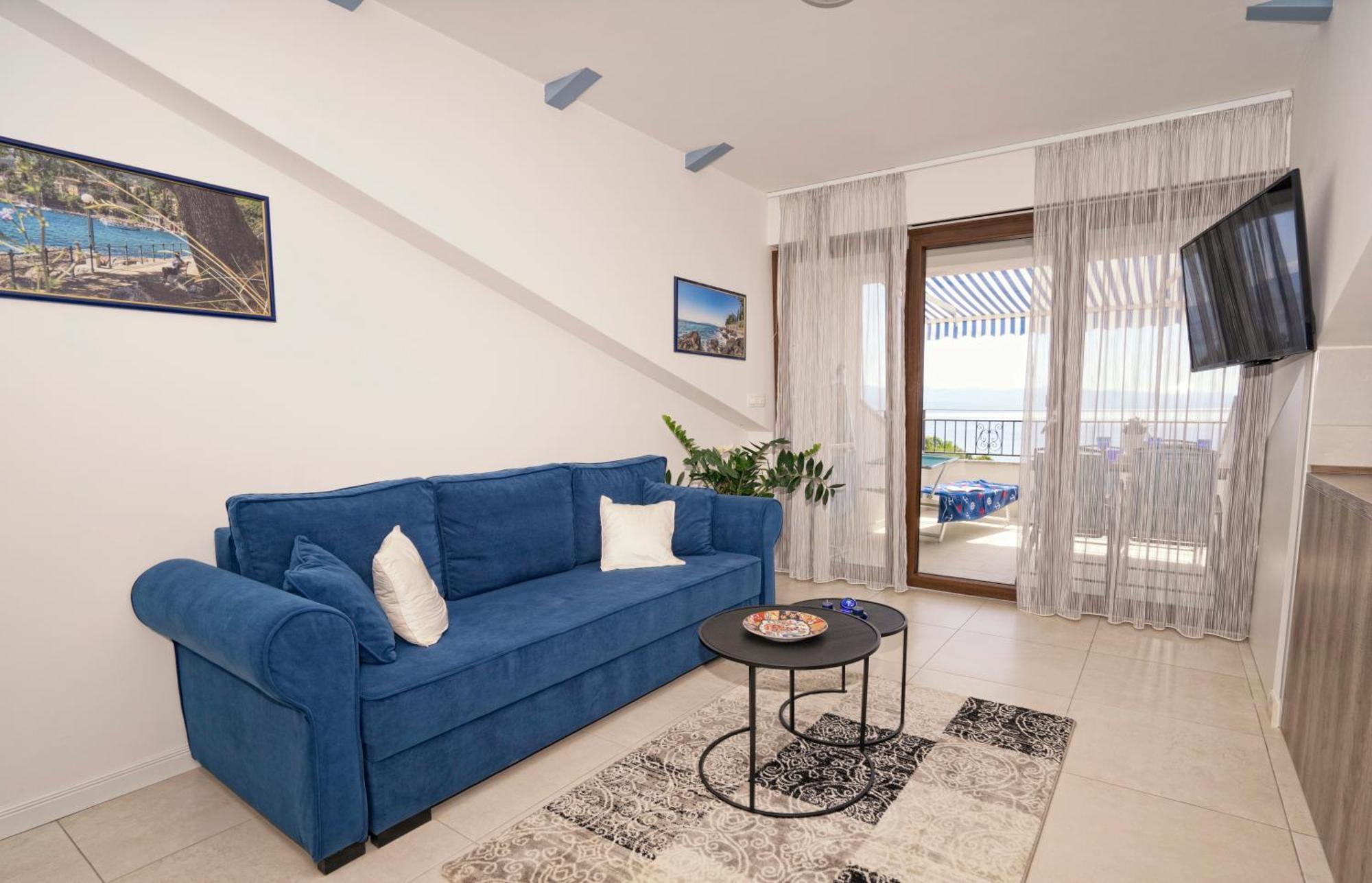 Riviera Blue Apartments With Seaview, Private Whirlpools And Parking Near Opatija Opric Eksteriør billede
