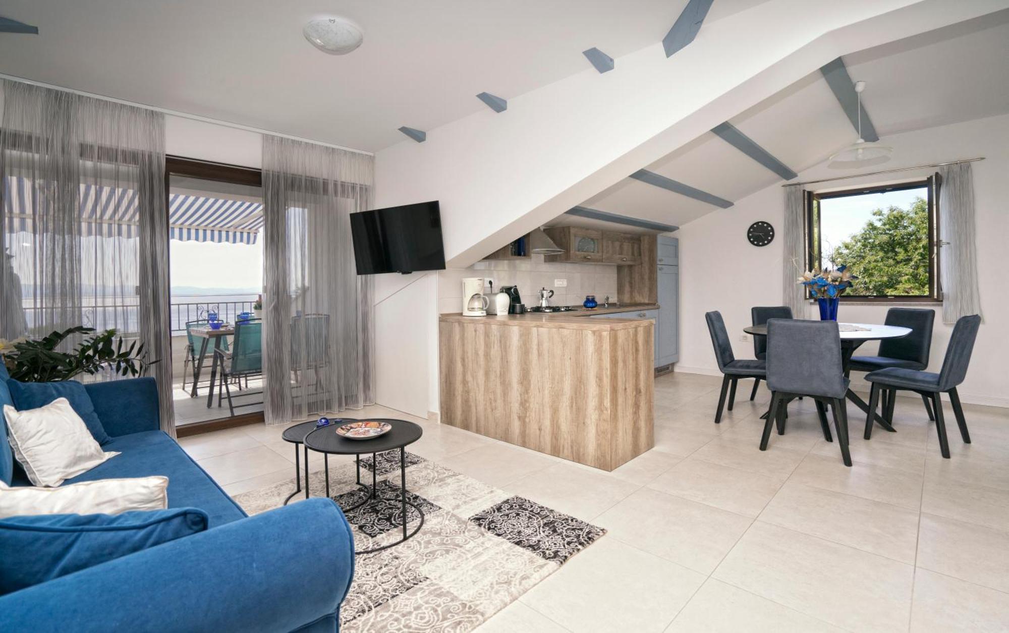 Riviera Blue Apartments With Seaview, Private Whirlpools And Parking Near Opatija Opric Eksteriør billede